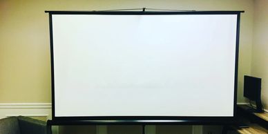 Moving Screening Room - Dothan, Alabama Projector Screen