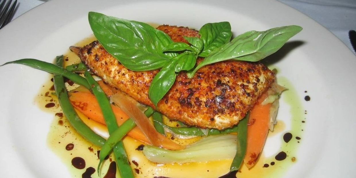 Halibut dinner