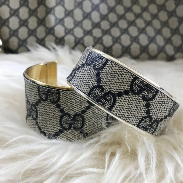 Upcycled Gucci Cuffs