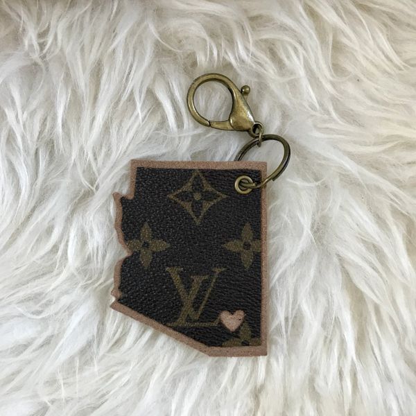 Upcycled “Arizona” Louis Vuitton key chain