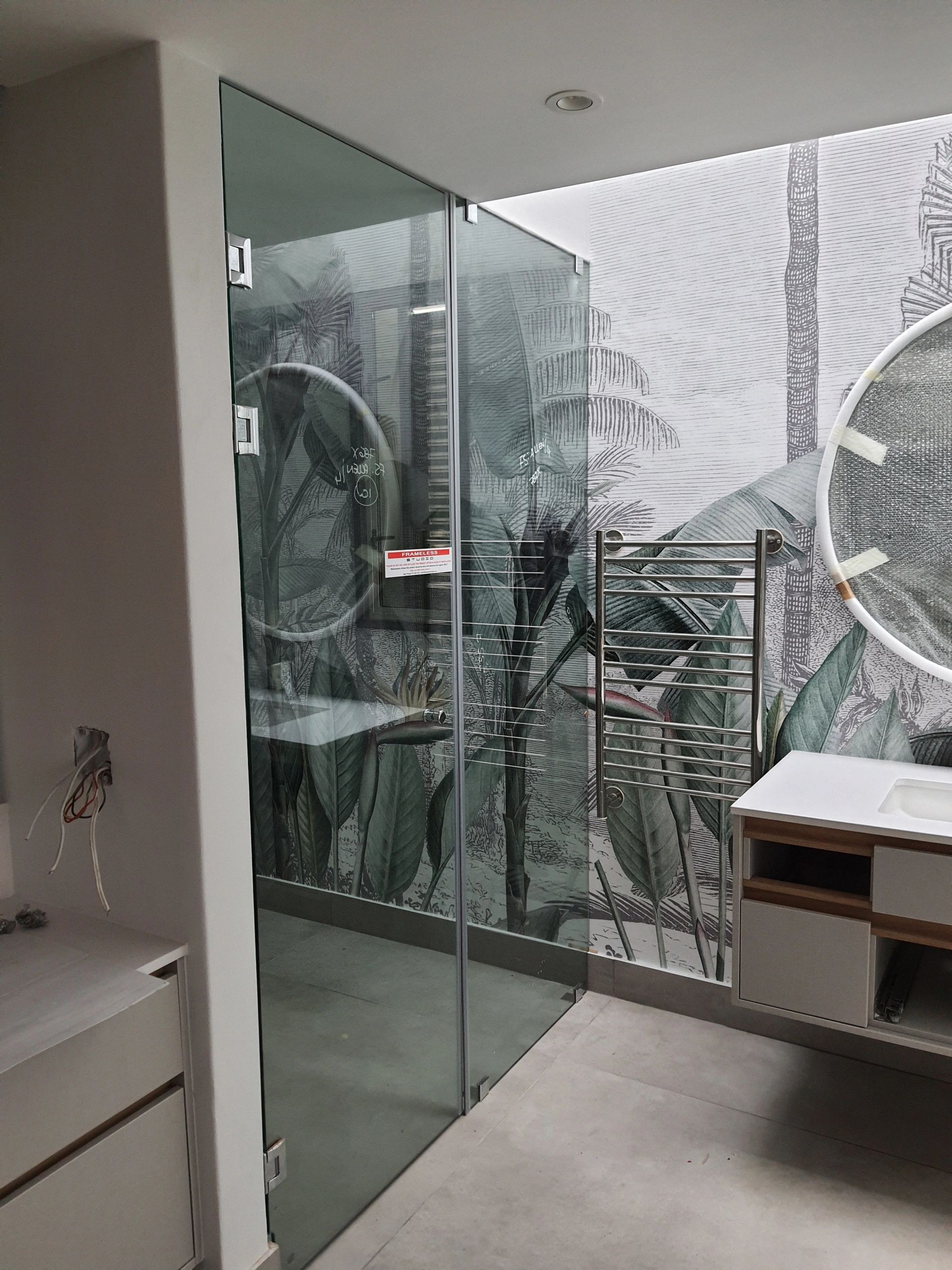 Frameless glass shower Somerset West