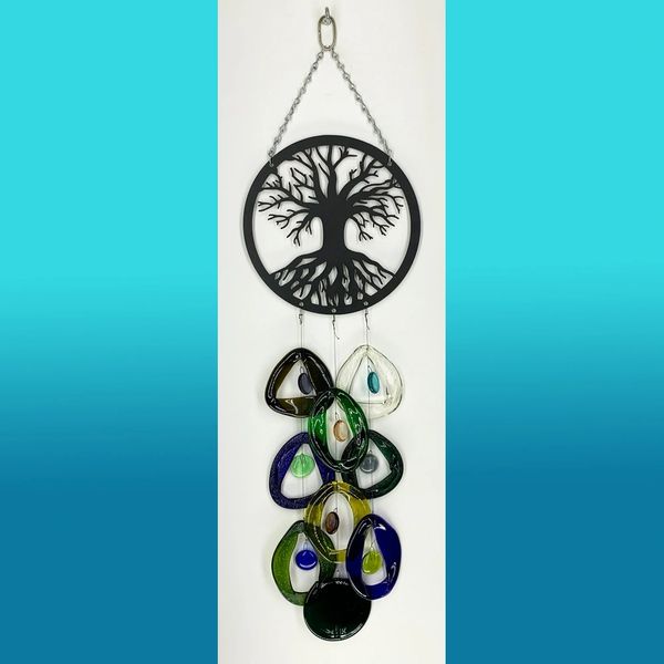 0726 Tree of Life Metal Top Chime