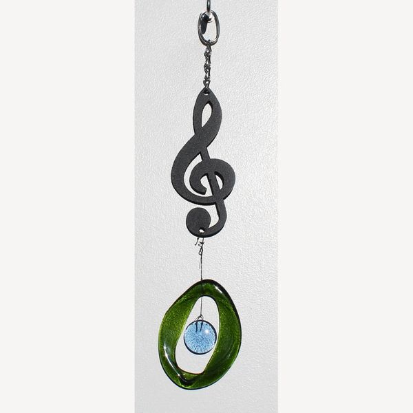 0836-M Treble Clef Metal Mini Chime