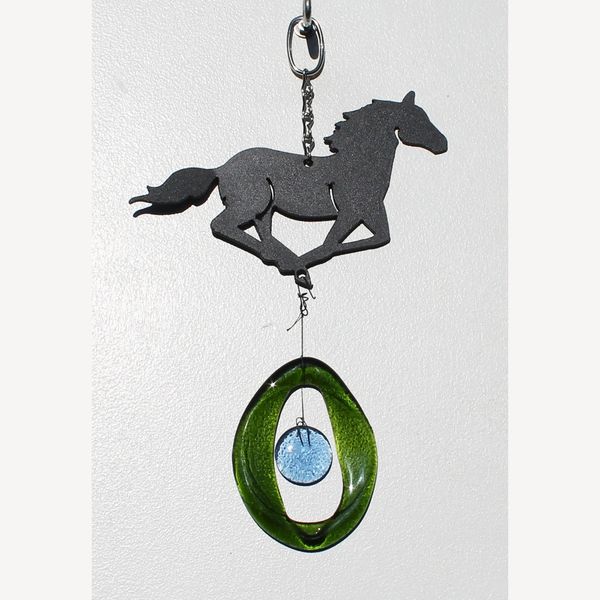 0851-M Galloping Horse Metal Mini Chime