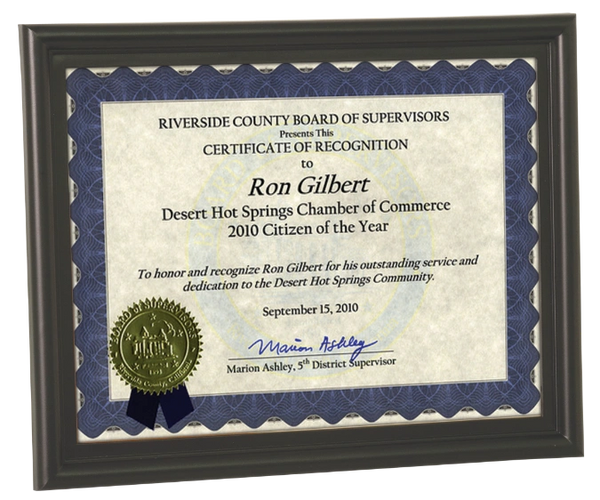 Bull Nose Edge Certificate Frame Awards Apparel Trophies Gifts Trophy