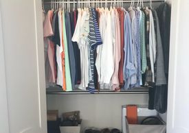 organized teens closet