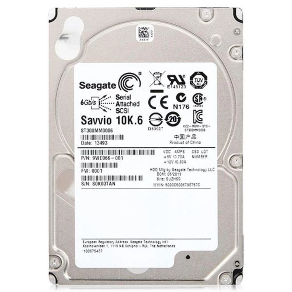 ST300MM0006 Seagate 300GB 10K 2.5 DP 6G SAS HDD - NEW