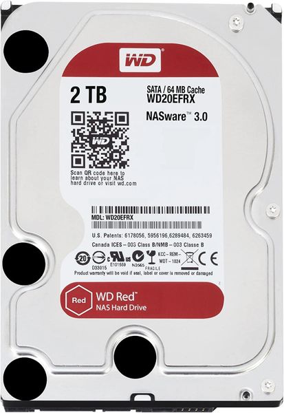 Western Digital WD20EFRX 2TB Red NAS 3.5