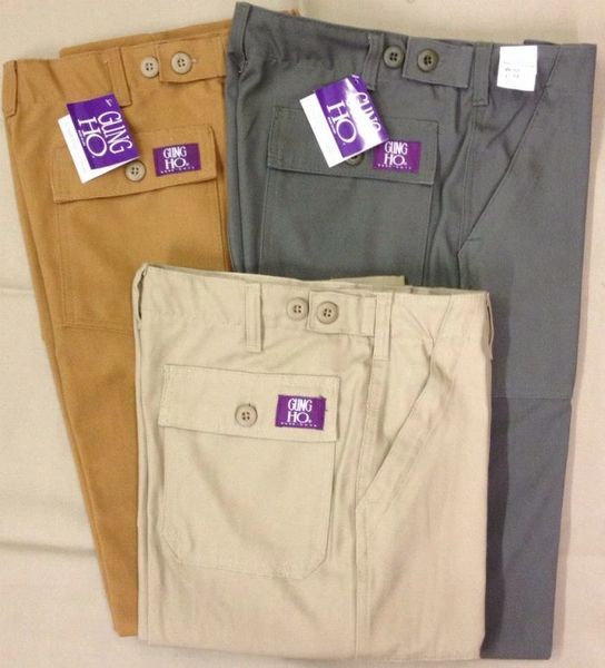 Stan Ray Gung Ho Camp Trouser with Button Fly Made in the