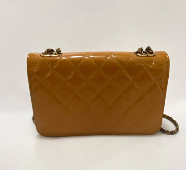 burnt orange chanel bag