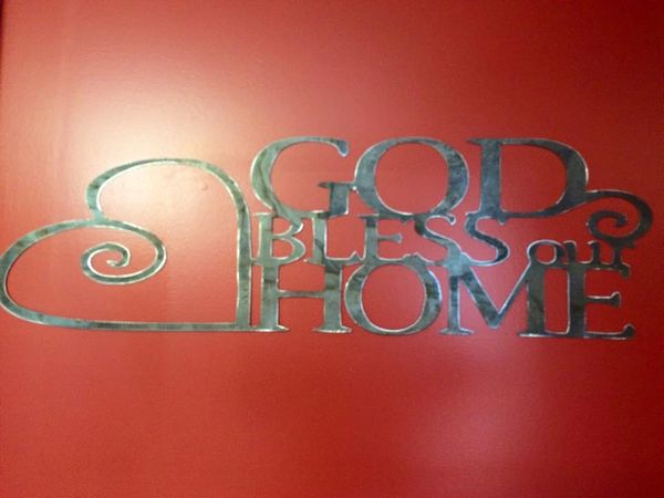 God Bless our Home | Discount Metal Works LLC