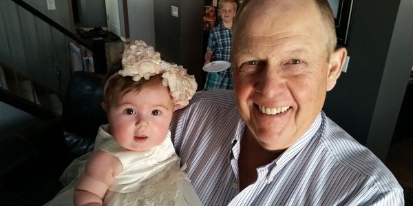 Bill Lee with his granddaughter Mila