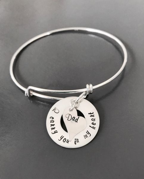 Personalized Memorial Bracelet/Sterling Silver