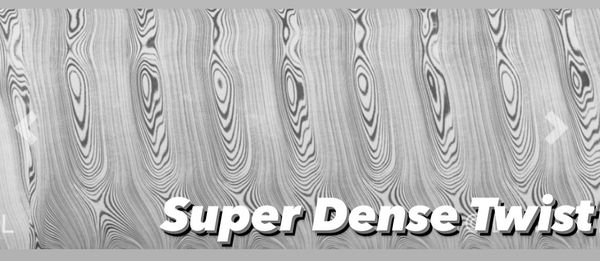 .125" x 2.5" x 12" Super Dense Twist DS93X Damasteel Flat Stock