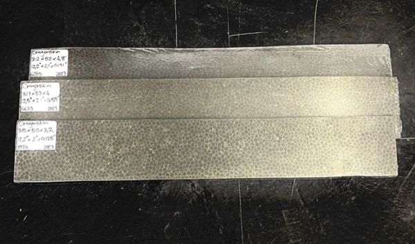 .125" x 2" x 12" Dragonskin Carbon Damascus