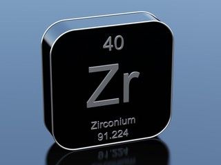 1" dia x 3" long Zirconium 702 Round Bar