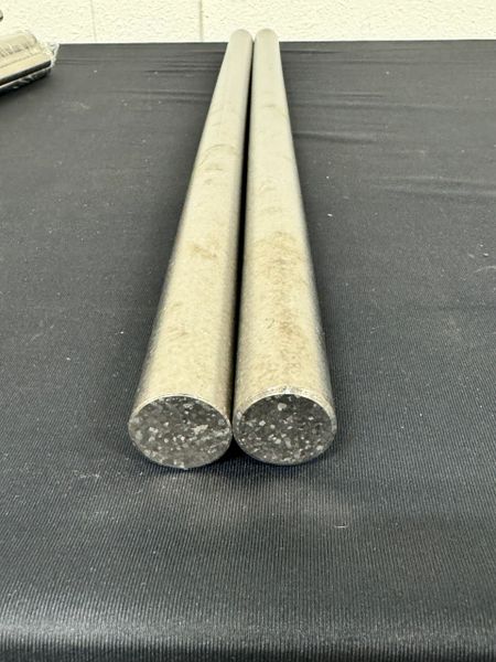 27mm dia x 24" Crystalized 6al-4v Titanium Round Bar