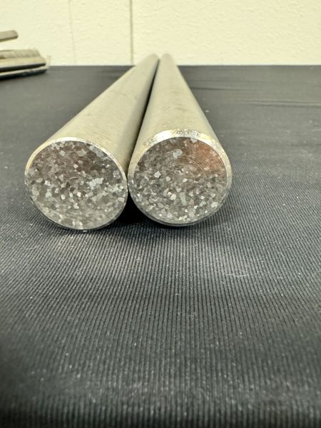 27mm dia x 12" Crystalized 6al-4v Titanium Round Bar