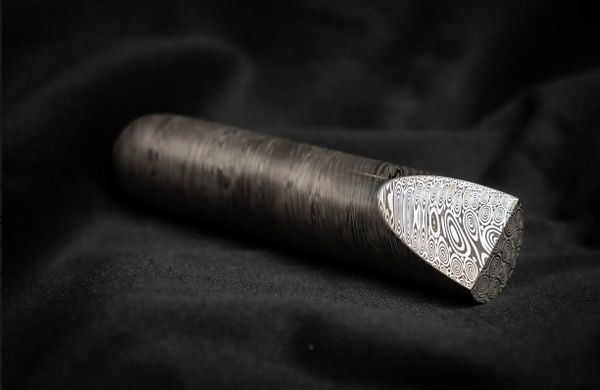 20mm (.787") dia x 19.5" DS95X Saga Damasteel Round Bar