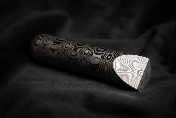 20mm (.787") dia x 19.50" Lucia DS95X Damasteel Round Bar
