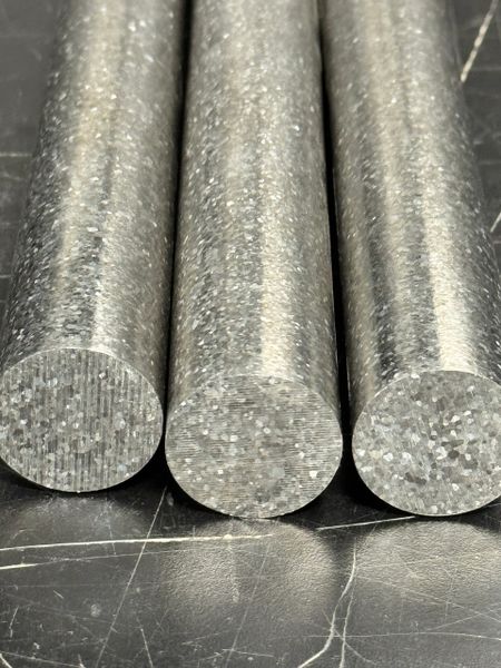 27mm dia x per inch Crystallized Titanium Damascus