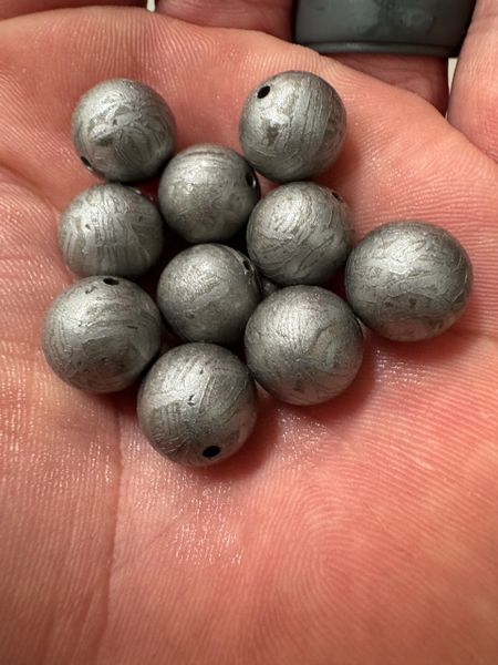 12mm dia Aletai Meteorite Beads