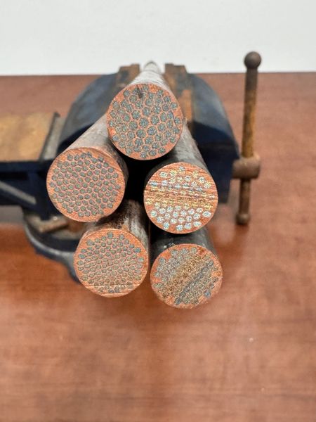 .511” dia x 12” Superconductor Round Bar