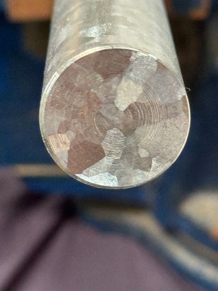 27mm dia x 24" Crystalized 6al-4v Titanium Round Bar