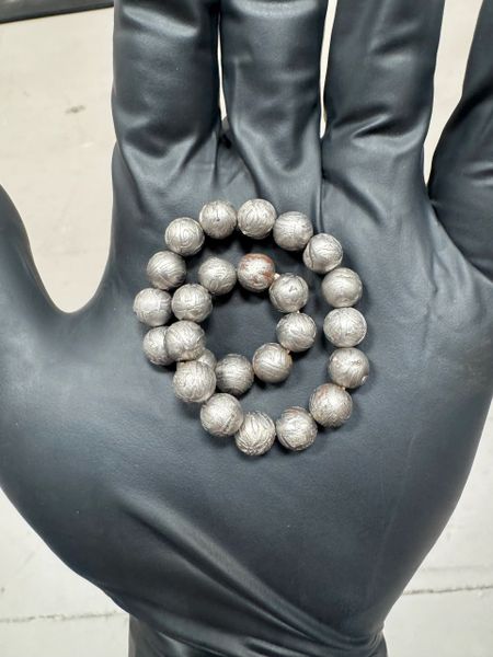 Meteorite Bracelet 8mm dia x 25pcs