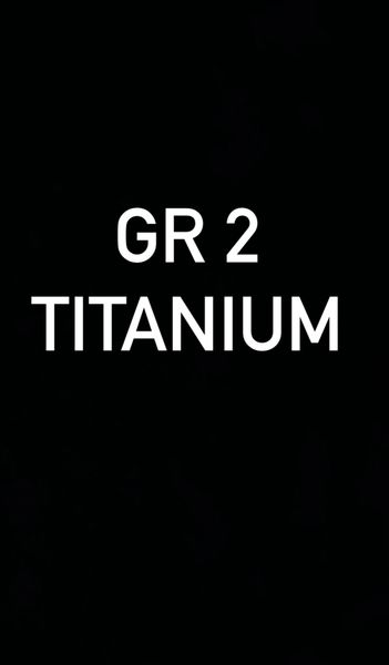 .625" dia x 12" Gr2 Titanium Round Bar