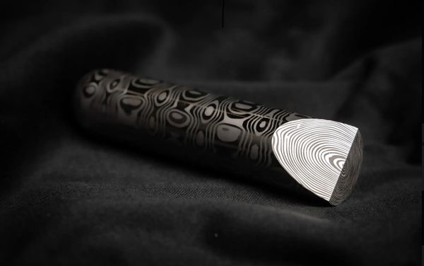 16mm dia x 15.875” DS95X Lucia Damasteel Stainless Damascus