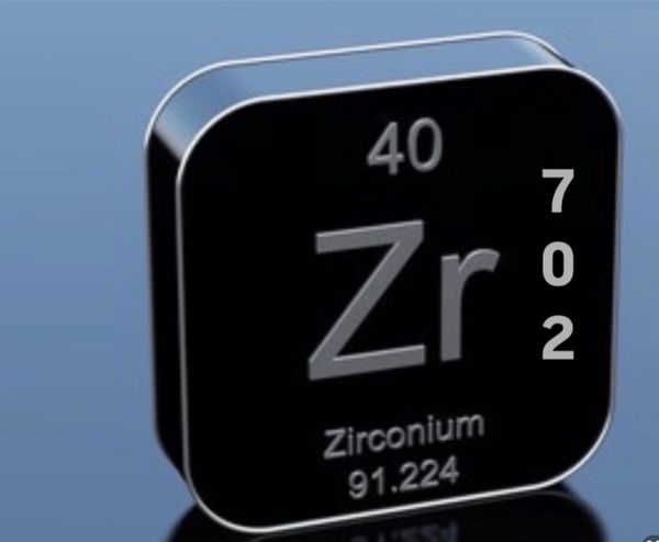 .250” x 12”x 6” Zirconium 702