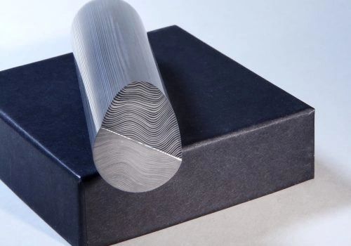 20mm Dia x 19.5" DS95X Parallell Damasteel Stainless Damascus