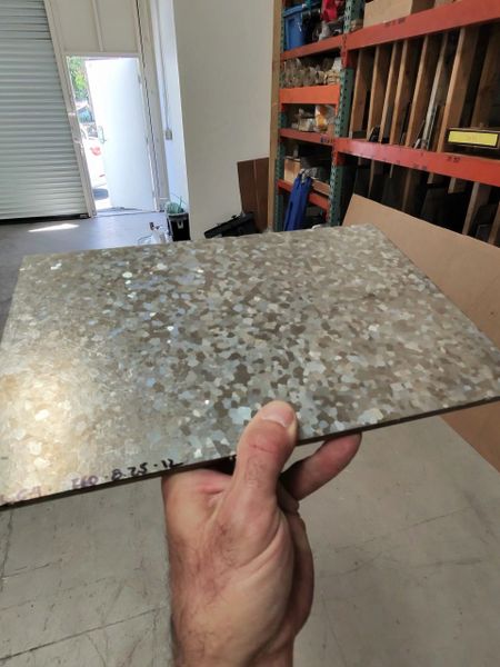 .250" x 12" x 8.25" Crystalized Gr5