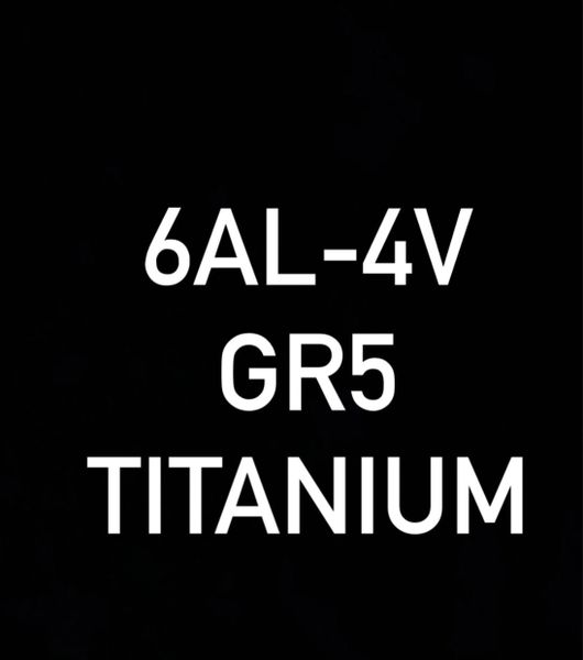 .185” x 13” x 32.626” Titanium 6al-4v