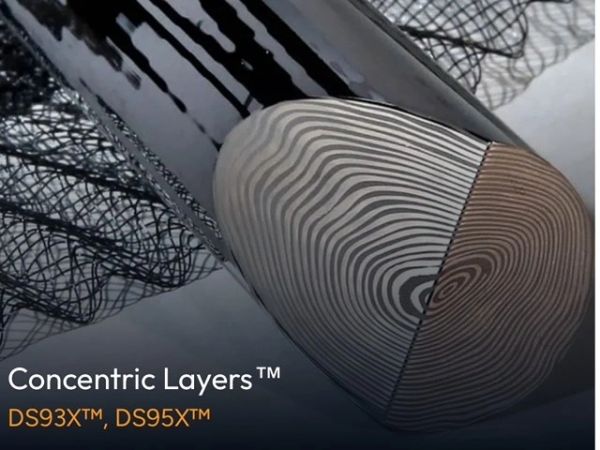 20mm Dia x 12" DS95X Concentric Layers Damasteel Stainless Damascus