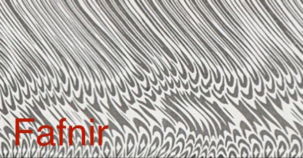 .156" X 2" X 12" DS93X Fafnir Damasteel Stainless Damascus