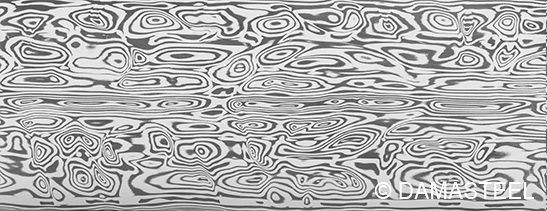.156" X 2" X 19.50" DS93X Bifrost Damasteel Stainless Damascus