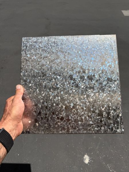.135" x 12" x 12" Crystalized Gr5 Sheet