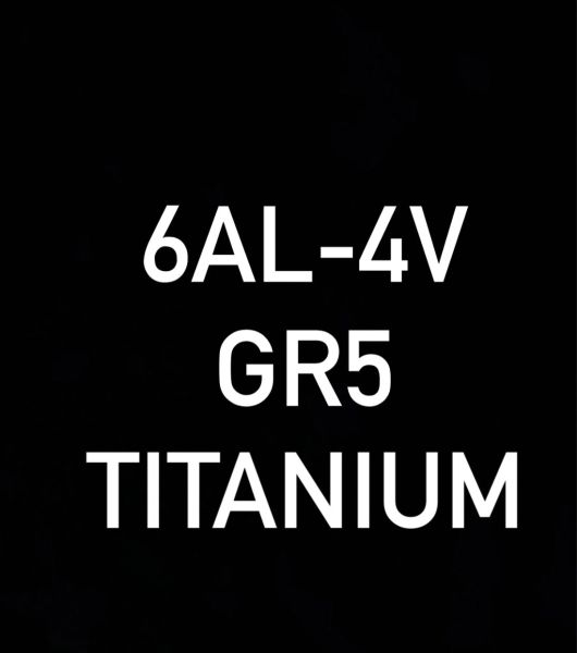 .625" x 4" x 6" Titanium Gr5 Plate