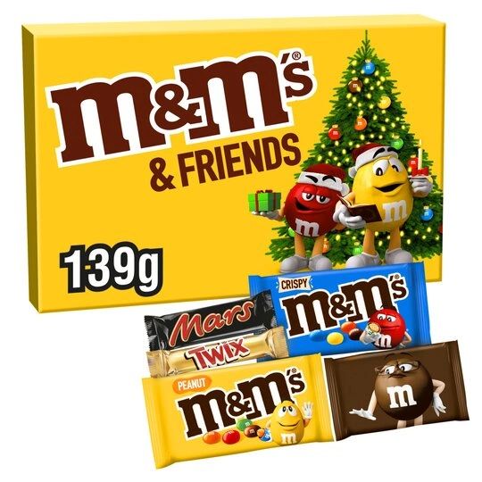 M&M's & Friends Christmas Selection Box 139G