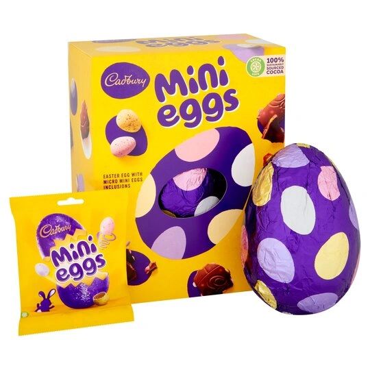 Mini Eggs Giant Inclusion Egg (507g)