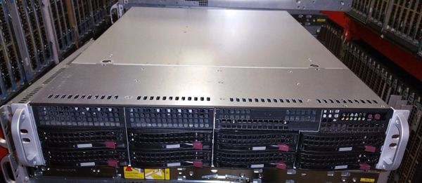 SuperMicro 2U Server 2x Quad-Core 2.4GHz E5620 96GB RAM CSE-825