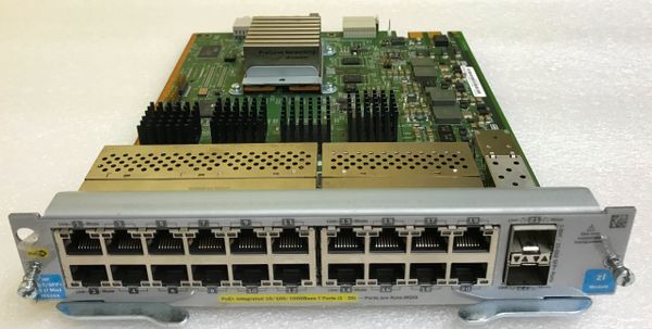 J9536A HP Procurve 20-port Gig-T PoE+/2-port 10GbE SFP+ v2 zl Module E5400/E8200