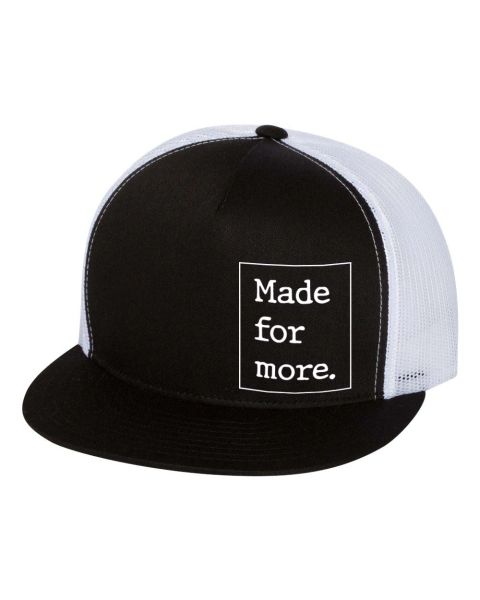 MADE FOR MORE CATHOLIC SNAPBACK TRUCKER HAT