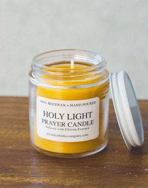 100% BEESWAX 8 DEVOTIONAL CANDLE