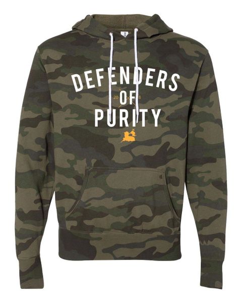 Defend paris camo store hoodie