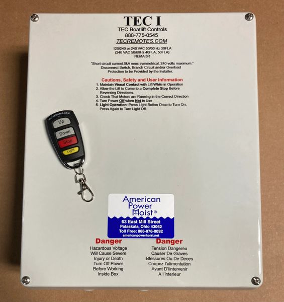 TEC A/C Remote Control Unit Auto Shop