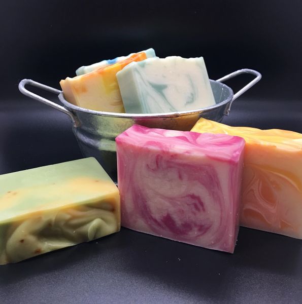 HANDMADE COCONUT MILK SOAPS 5-6 OZ.