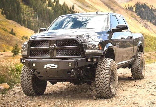 Kojem Off-Road Front Bumper Fit for 2010-2018 Dodge Ram 2500 3500